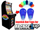 Arcade1up Street Fighter 2 - Translucent Joystick Bat Tops UPGRADE! (2pcs Blue)