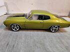 ACME: 1:18 1970 CHEVELLE HT SS RESTOMOD  CITRUS GREEN - A1805525 -FREE SHIPPING