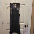 Women's West Loop Black Lace Cover Up Large/Extra Large New
