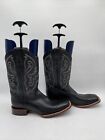Cody James Mens Black Leather Stockman Square Toe Western Cowboy Boot Size 13 D