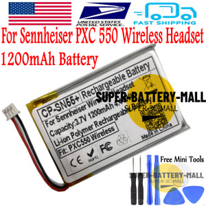 For Sennheiser PXC 550 Wireless Adaptive Noise Headset 1200mAh Repair Batttery