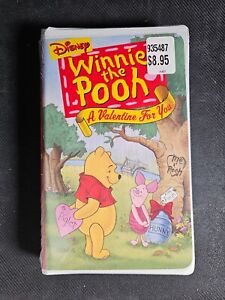 Disney Winnie The Pooh A Valentine For You Sealed VHS Tape In Clamshell Case NEW