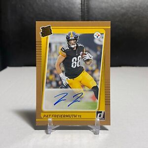 New Listing2021 Panini Donruss NFL Pat Freiermuth Bronze Rated Rookie Auto RC #281 Steelers