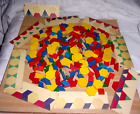 Thick Wood Math Manipulatives Geometric Learning & Design Cards