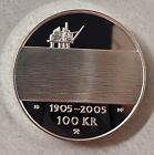 Norway 100 Kroner 2004 100 Year Anniversary - 1 Oz Silver