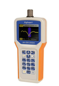 RIGEXPERT AA-230 ZOOM ANALYSER FOR MEASURING SWR FREQUENCY 0.1 TO 230 MHz