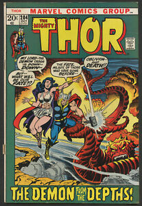 1972 Marvel Comics Thor #204 The Demon From The Depths!