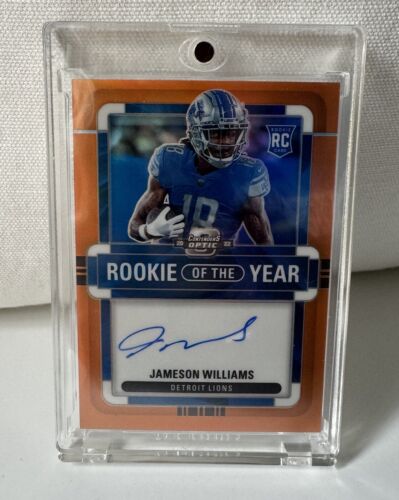 2022 Panini Contenders Optic Jameson Williams Rookie Of The Year Auto 26/35