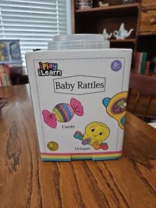 NEW iPlay, iLearn 10pcs Baby Rattles Toys Set. Baby Infant Skill Development