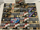 Lot of 21 NOS Type ii High Bias Cassette Tapes SEALED Maxell XL TDK