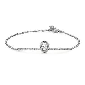 Messika 0.36Cttw Glam'Azone Diamond Chain Bracelet 18K White Gold