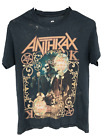Anthrax Metal Band Short Sleeve T-Shirt Men's Size Small Black