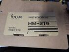 ICOM HM-219 Hand Microphones HM-219 New in box seal in plastic