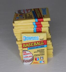 1991 Donruss Series 1 Baseball Cards 17 Sealed Packs