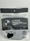 Powecom Black KN95 Protective Face Mask Respirator Earloop Style 10 Pack