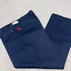 New Vintage Dickies Work Pants Mens 38 (36/29 ) Navy Blue Made in USA Classic