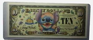 Disney Dollar Stitch $10 2005 Disneyland Resort 50th Anniversary Series