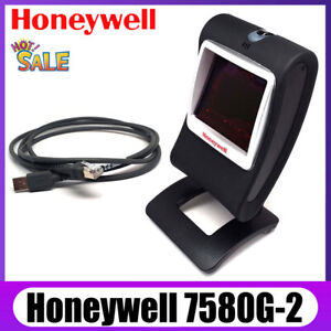 New Honeywell Genesis 7580G-2 Desktop 1D 2D Barcode Scanner Reader w/ USB Cable