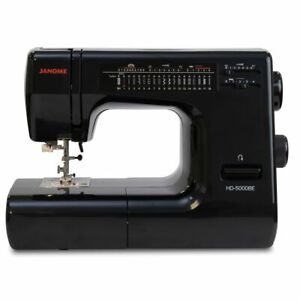 Janome HD5000 Black Heavy Duty Sewing Machine + BONUS KIT Refurbished