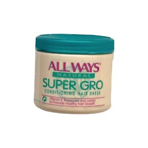 All Ways Natural Super Gro Conditioning Hair Dress Regular Formula AllWays 5.5oz