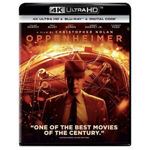 Oppenheimer 4K Ultra HD Blu-ray + Digital Factory Sealed