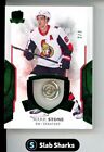 2017 UPPER DECK THE CUP #60 MARK STONE GREEN BUTTON RELIC 2/3 