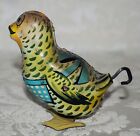 T3R. VINTAGE ca1950'S? J. CHEIN, USA. TIN WIND-UP TOY BIRD, WADDLE ACTION