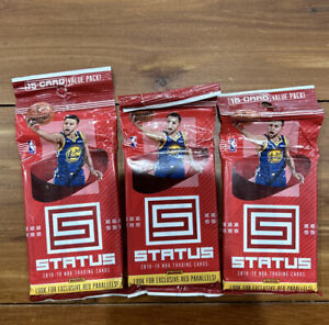 2018-19 Status Basketball Red Cello Packs LOT X 3 🔥🔥 Luka RC ? 45 Cards