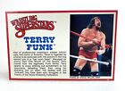 Terry Funk Vintage WWF LJN Wrestling Superstars Figure Bio File Card 1980s