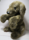 Folkmanis FolkTails Sitting Brown Puppy DOG 14” - Realistic Plush Hand Puppet