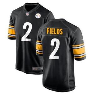 Justin Fields #2 Pittsburgh Steelers MEN Stitched Jersey Black / White / Rush