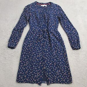 Boden Womens Dress size 2P Petite Floral Smock Long Sleeve Prairie