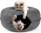 Peekaboo Cat Cave,Cat Tunnel Bed for Indoor Cats,Cat Donut Tunnel for Pet Cat...