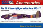 AML Models 1/72 FOCKE WULF Fw-58B WEIHE NACHTSCHLACHT with FOUR MG 117 Resin Set