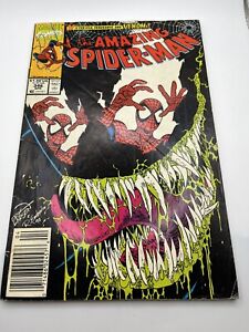 Marvel Comics AMAZING SPIDER-MAN #346 (1991) VENOM Cover FN-