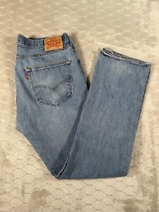 Levi's 501XX Light Wash Men's Jeans - Tag 36x34 Fits 34x32 See Pics