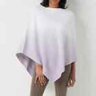 NWT Barefoot Dreams Ultra Lite Ocean Breeze Sweater Poncho Ombre One Size S M L