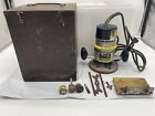 Vintage Stanley Router Motor H258-A Base GA-H279A +Wood Box/Case made USA works