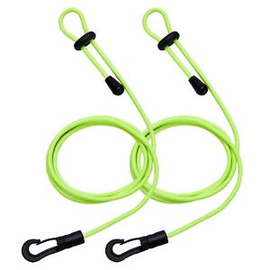 Kayak Safety Essentials 2 Adjustable Leashes for Your Paddle and Fishing Rod