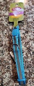 Whisker City - Cat Collar - Reflective - 8-12 IN - Blue NEW w/Tags