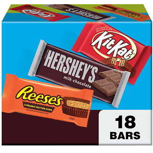 Hershey's Kit Kat® and Reese's Assorted Milk Chocolate Candy Variety Box 27.3 Oz