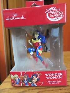 Hallmark DC Super Hero Wonder Woman Christmas Ornament -NEW IN BOX-FREE SHIP