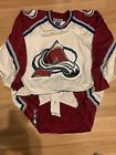 Inaugural Starter Authentic Colorado Avalanche Jersey White Home 52 Blank