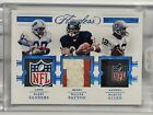 Flawless Triple Patch 1/1 Walter Payton Barry Sanders Marcus Allen Player Worn