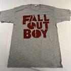 Fall Out Boy Graphic T-Shirt Size Large L Gray FOB Vintage Cool