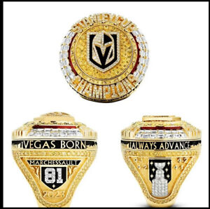 VEGAS GOLDEN KNIGHTS #61 MARK STONE 2023 STANLEY CUP CHAMPION RING REPLICA