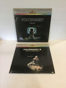 Poltergeist & Poltergeist 2 Laserdisc Lot