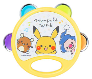 Pokemon Center monpoke baby kids toy Musical instrument pikachu  Tambourine