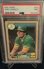 1987 Topps Jose Canseco # 620 PSA 9 Mint Rookie Oakland Athletics