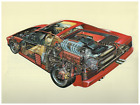 Ferrari Testarossa Cutaway Render | 18